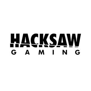 Hacksaw Gaming logo, aanbieder van slots en scratch cards